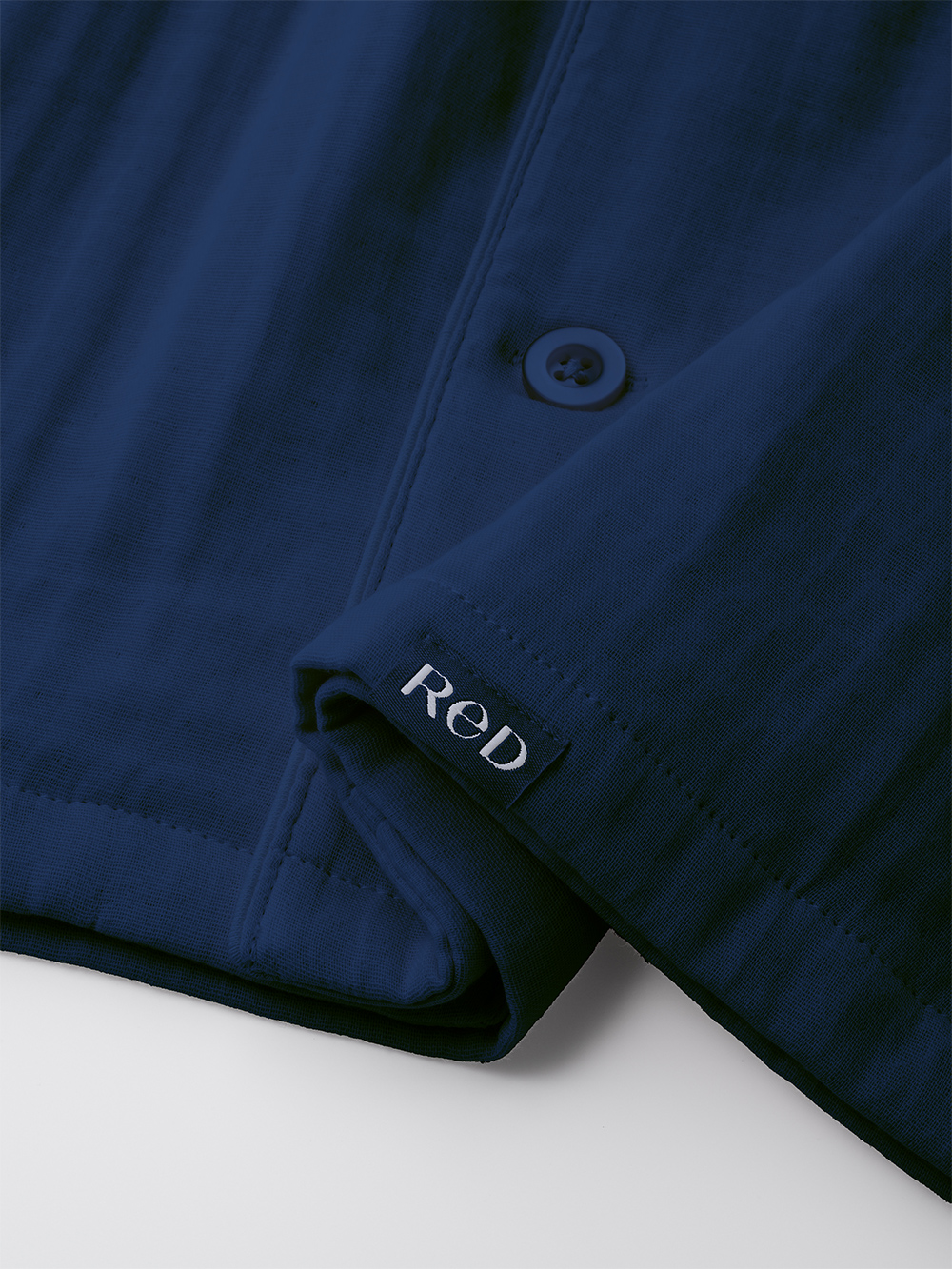 ReD バイタルテック スリープ オーガニックコットンパジャマ長袖ロングパンツセット ネイビー L ネイビー L