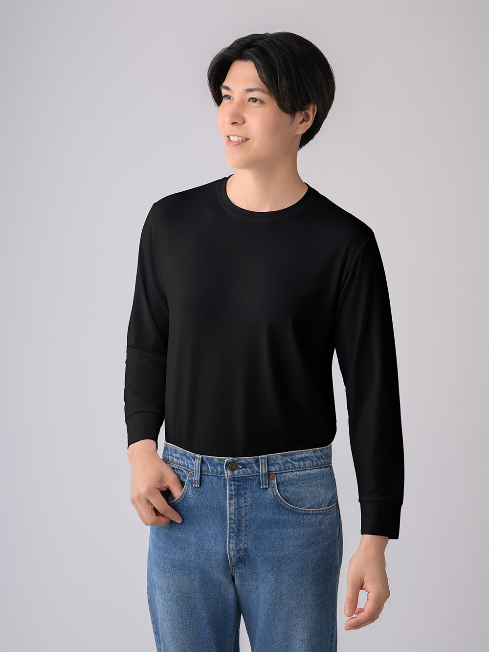 ReD バイタルテック クルーネックインナー長袖 M ブラック ブラック M