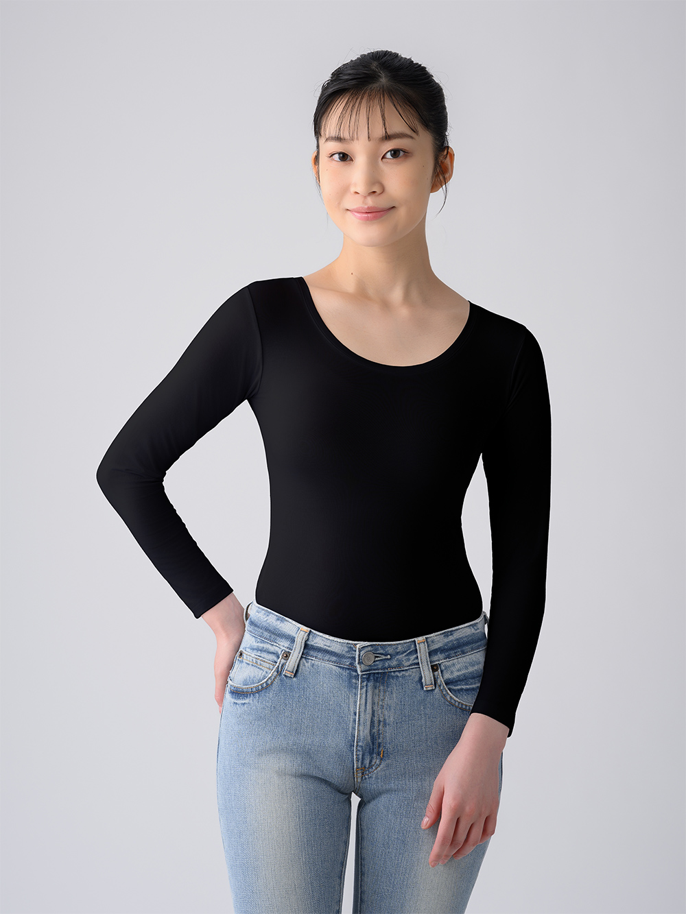 ReD バイタルテック Uネックインナー長袖 ブラック L ブラック L