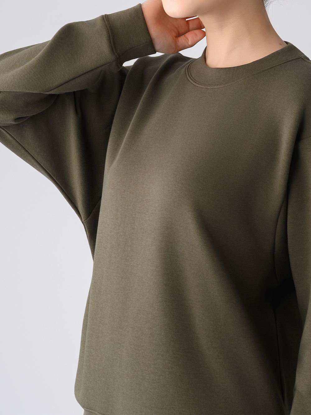 ReD バイタルテック ダンボールニット クルーネック長袖 カーキ L カーキ L