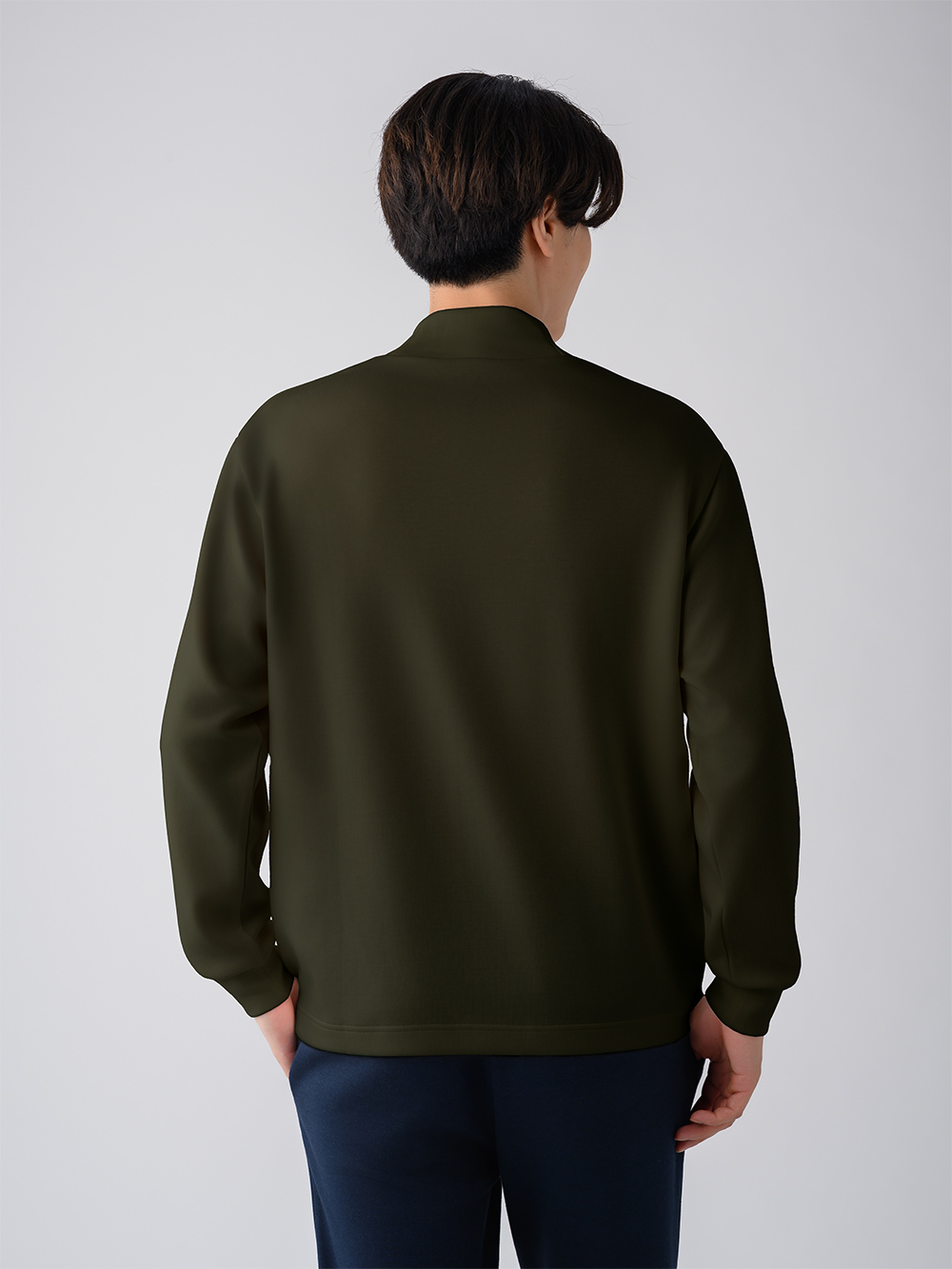 ReD バイタルテック ダンボールニット モックネック長袖 カーキ L カーキ L