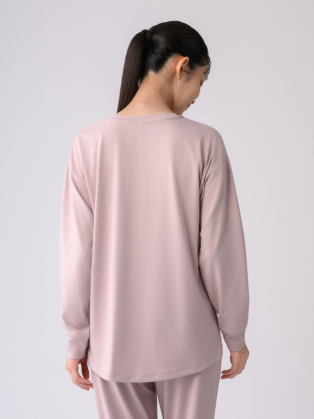 ReD ぐっすりパジャマ ベーシック プルオーバー長袖【女性用】 M ピンク ピンク M