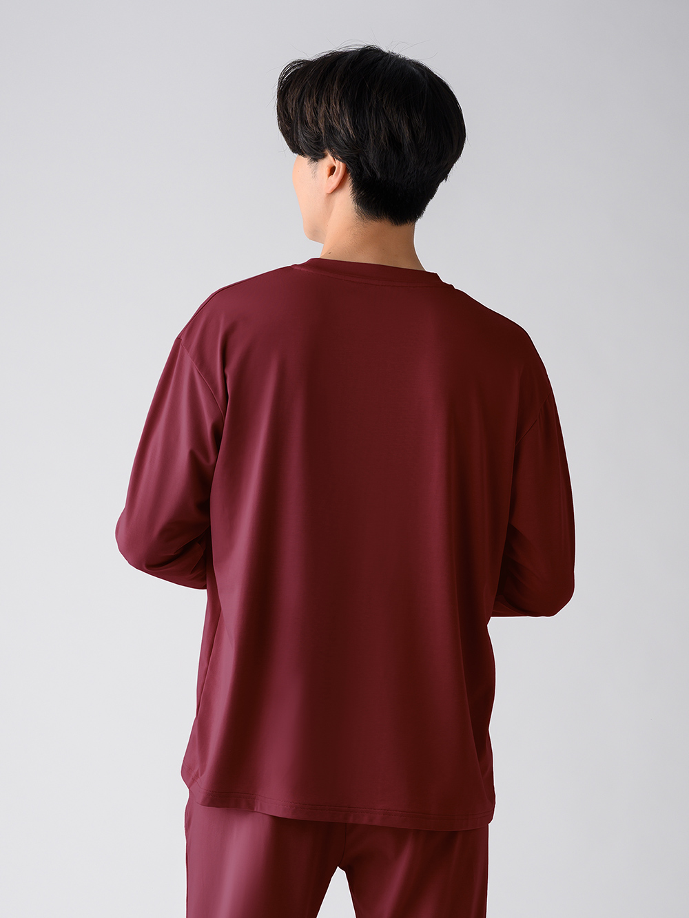 ReD ぐっすりパジャマ ベーシック プルオーバー長袖 LL レッド レッド LL
