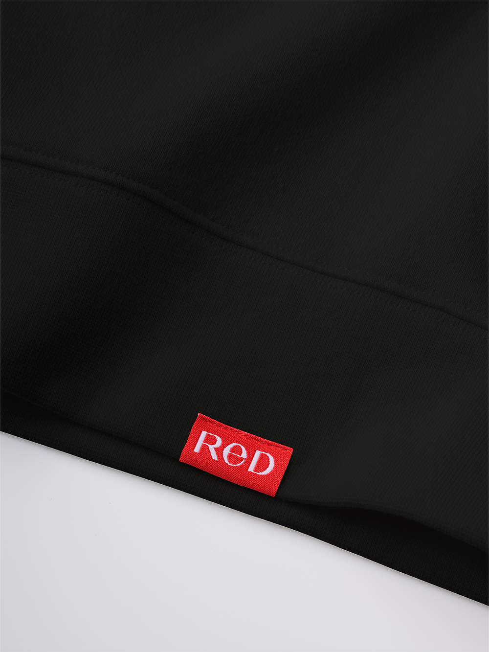 ReD ぐっすりパジャマ スウェット クルーネック長袖&ジョガーパンツ【男性用】 上下セット M ブラック ブラック M