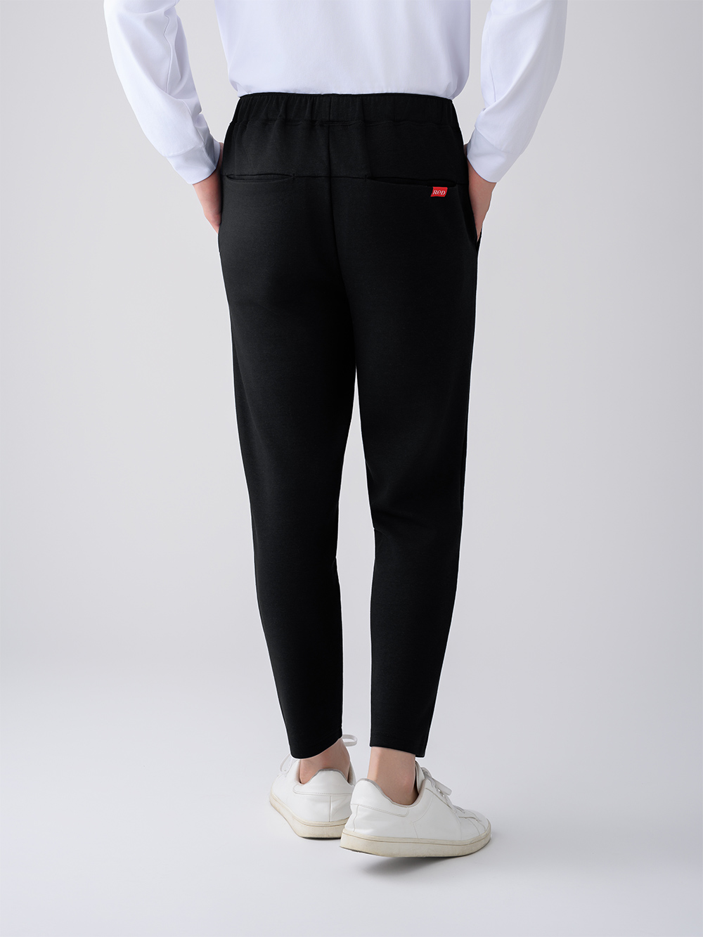 ReD バイタルテック ダンボールニット テーパードパンツ ブラック L ブラック L