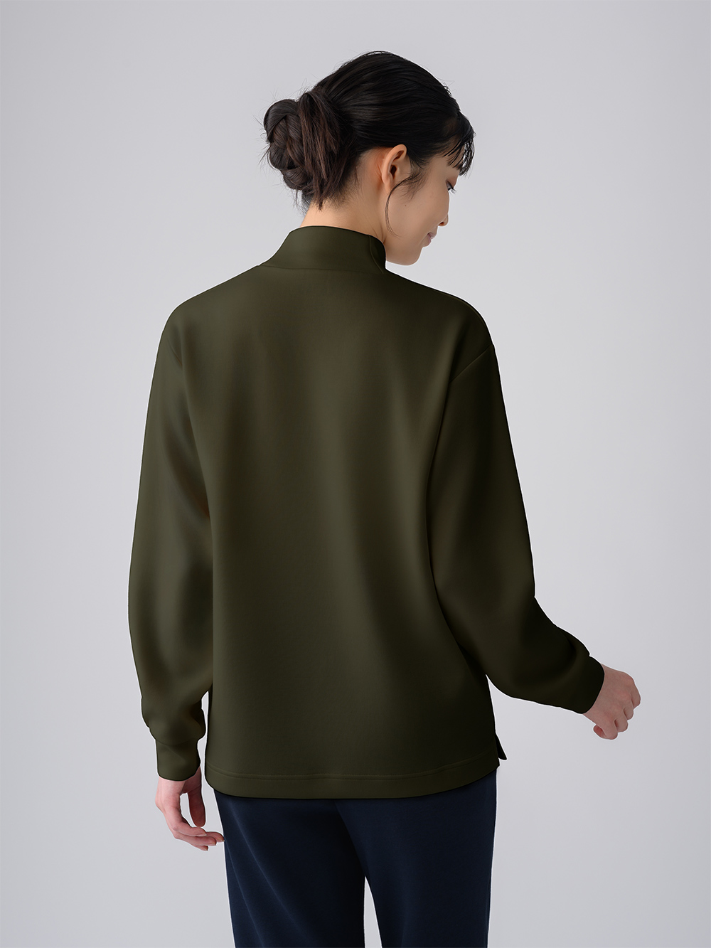 ReD バイタルテック ダンボールニット モックネック長袖 カーキ L カーキ L