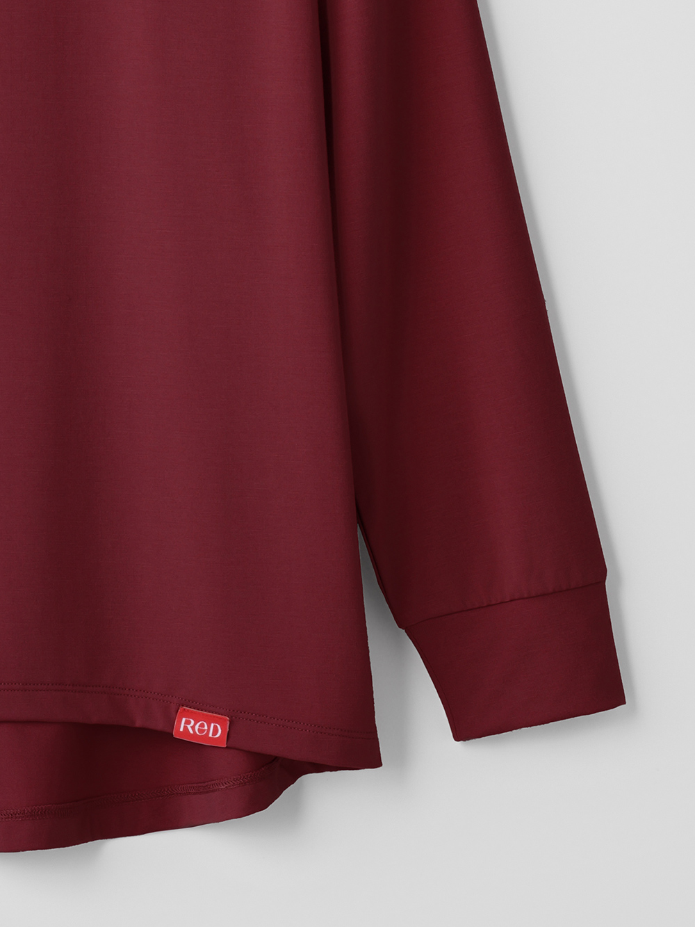 ReD ぐっすりパジャマ ベーシック プルオーバー長袖&ジョガーパンツ【女性用】 上下セット M レッド レッド M
