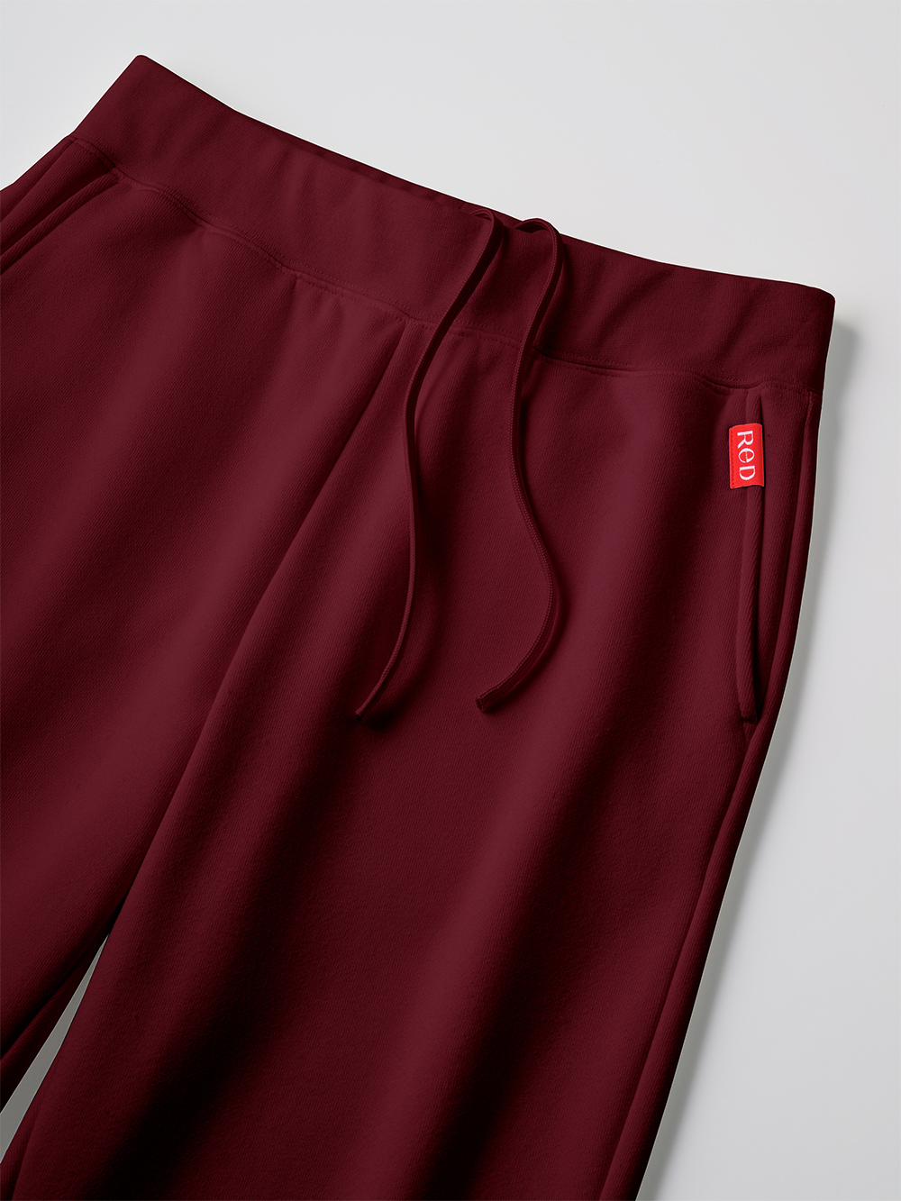 ReD ぐっすりパジャマ スウェット クルーネック長袖&ジョガーパンツ【女性用】 上下セット M レッド レッド M