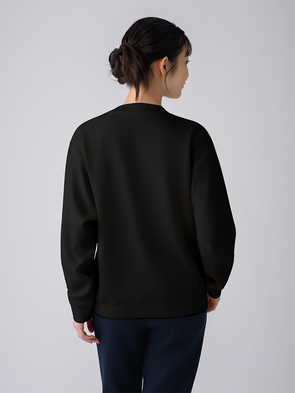 ReD バイタルテック ダンボールニット クルーネック長袖 ブラック L ブラック L