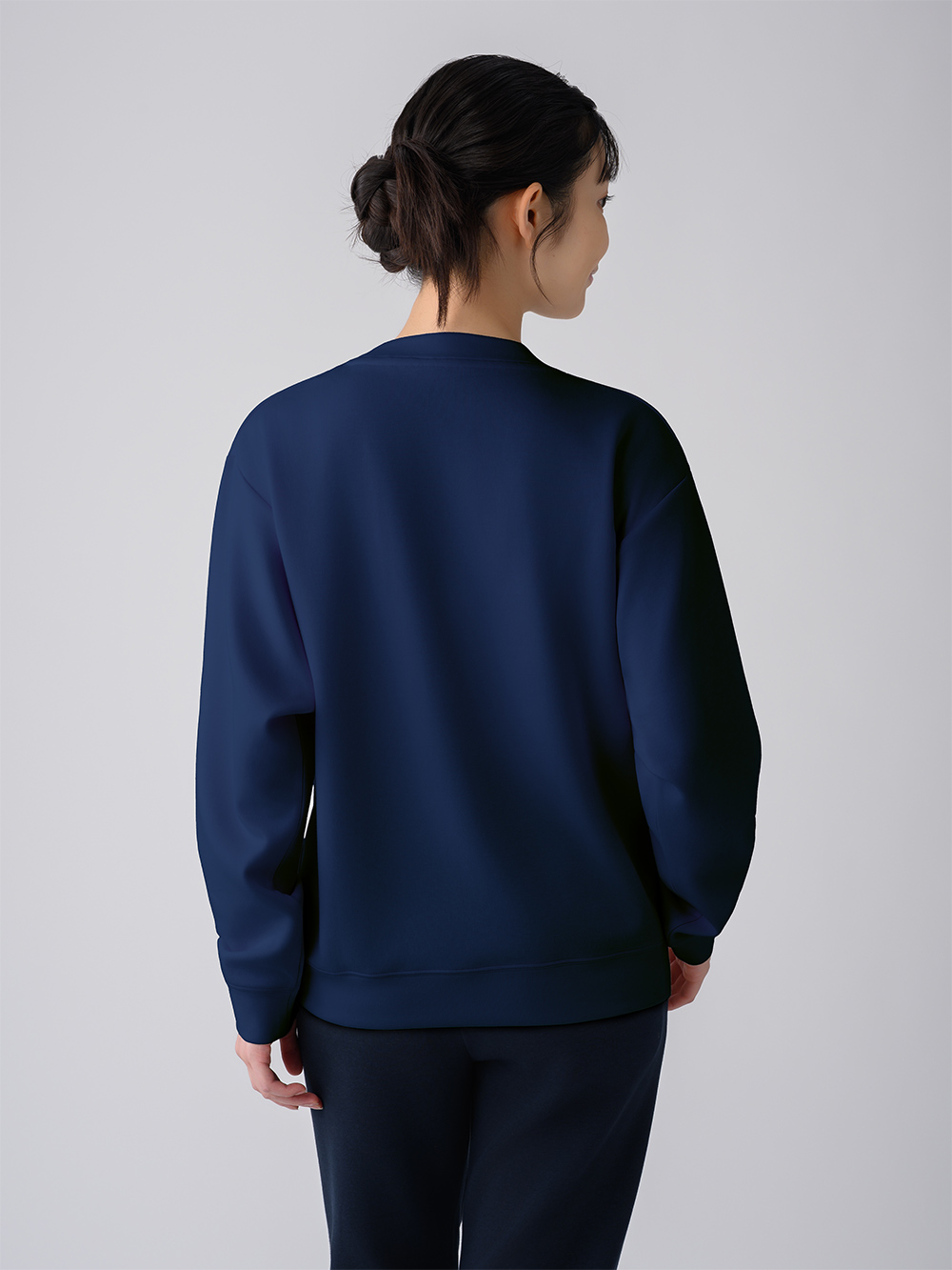 ReD バイタルテック ダンボールニット クルーネック長袖 ネイビー L ネイビー L