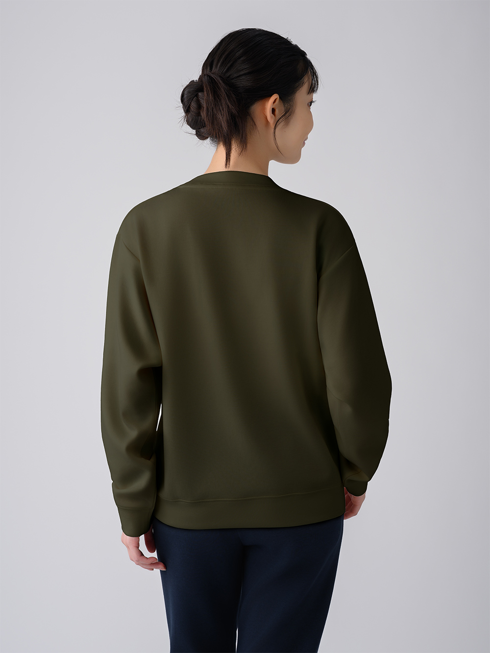 ReD バイタルテック ダンボールニット クルーネック長袖 カーキ L カーキ L