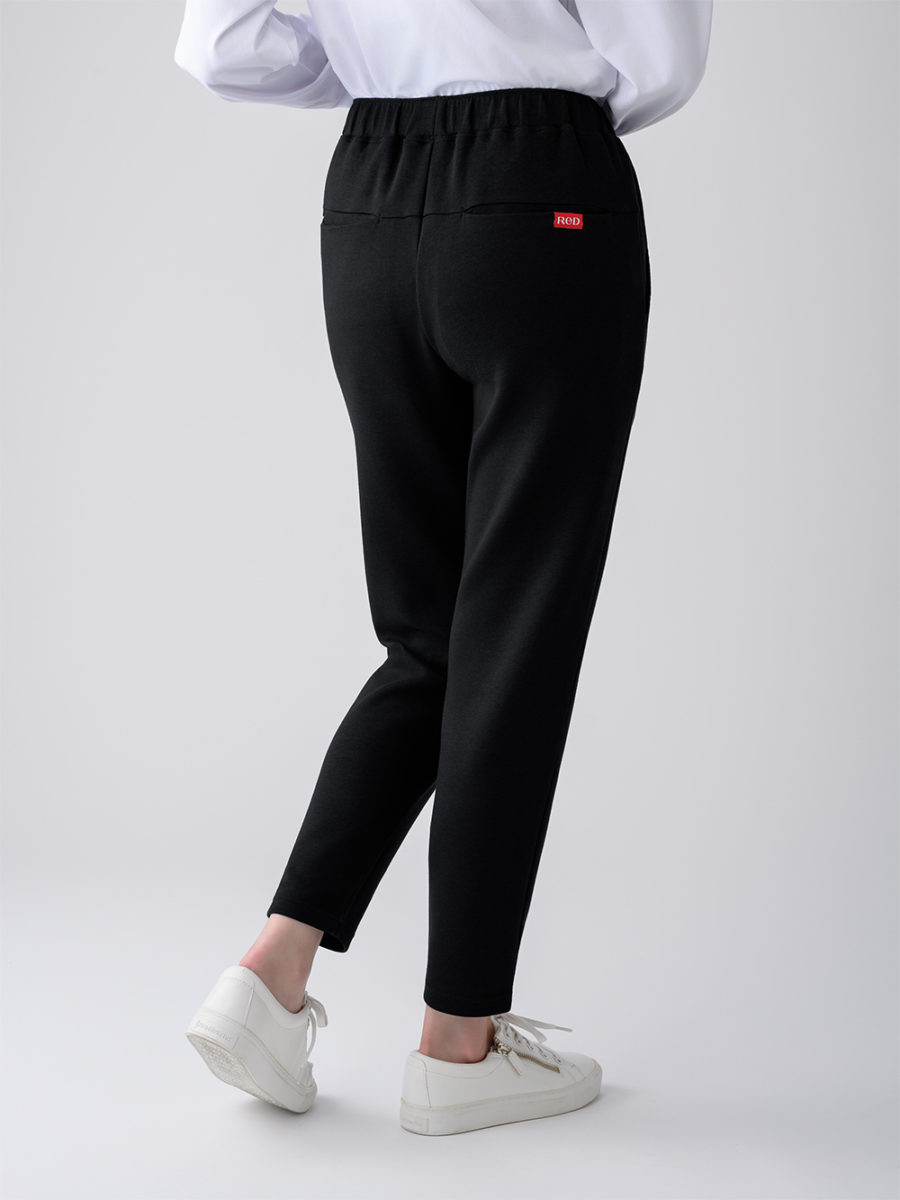 ReD バイタルテック ダンボールニット テーパードパンツ ブラック L ブラック L