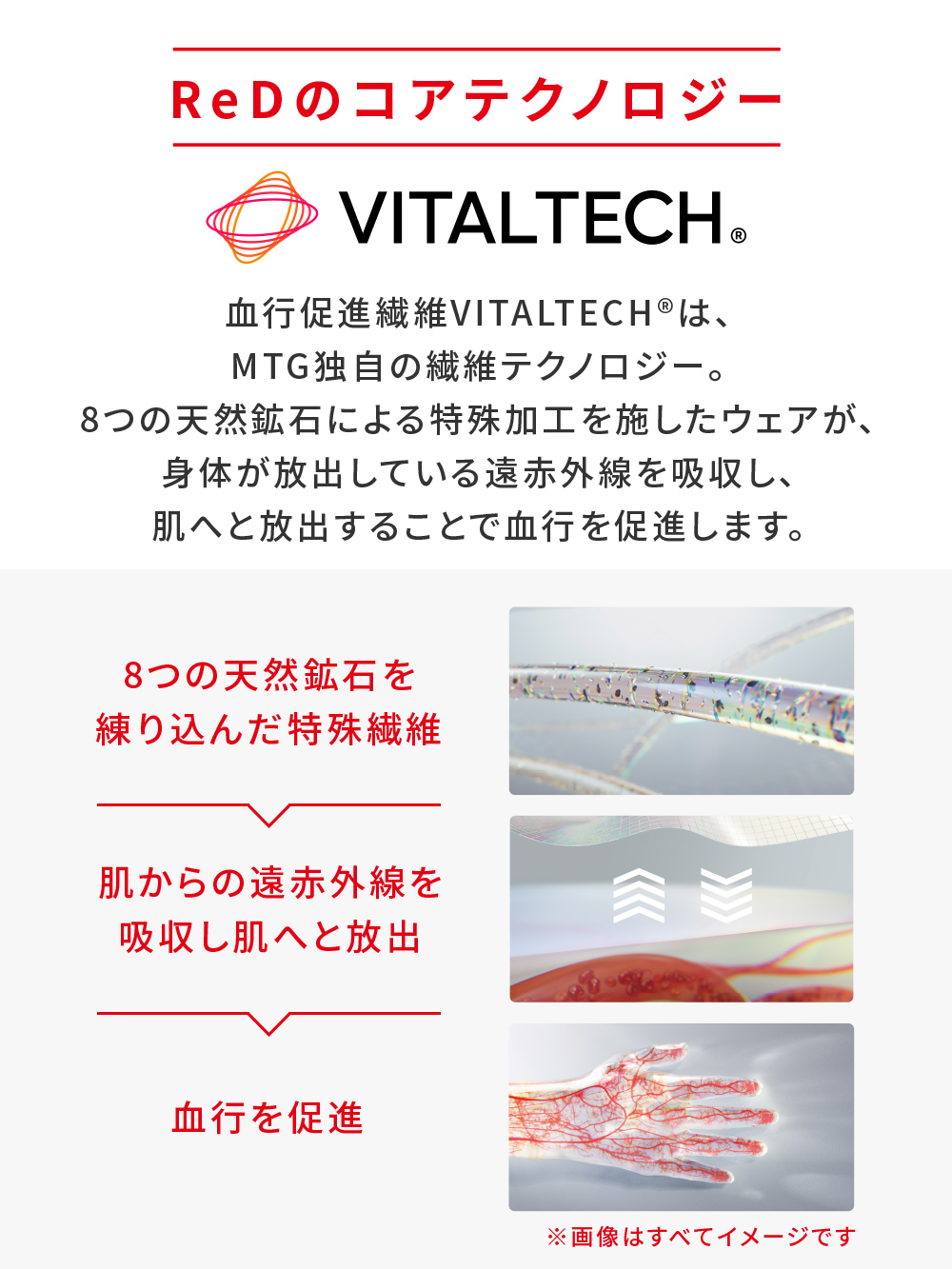 ReD バイタルテック レギンス ブラック L ブラック L