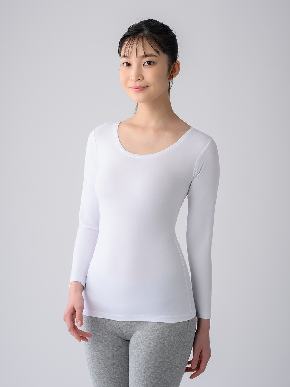 ReD バイタルテック Uネックインナー長袖 ホワイト L ホワイト L