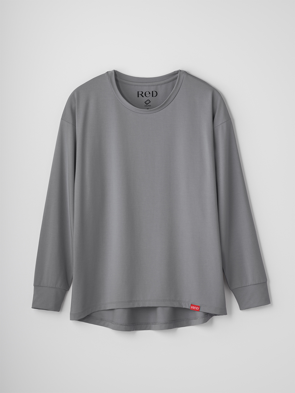 ReD ぐっすりパジャマ ベーシック プルオーバー長袖【女性用】 M グレー
