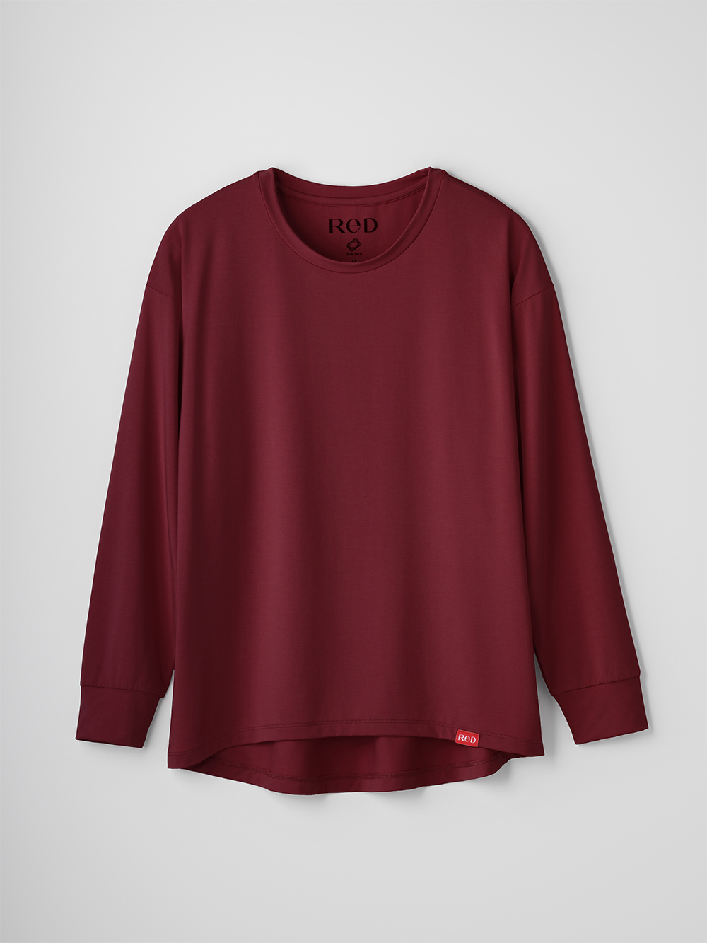 ReD ぐっすりパジャマ ベーシック プルオーバー長袖【女性用】 M レッド