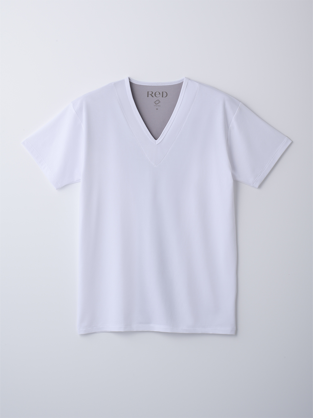 ReD バイタルテック Vネックインナー半袖 肩コリ改善 ホワイト L