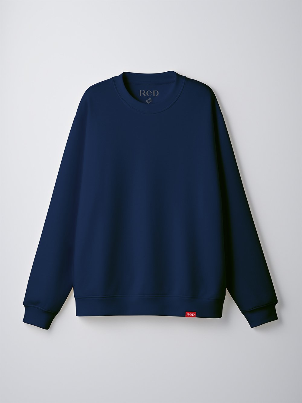 ReD バイタルテック ダンボールニット クルーネック長袖 ネイビー L