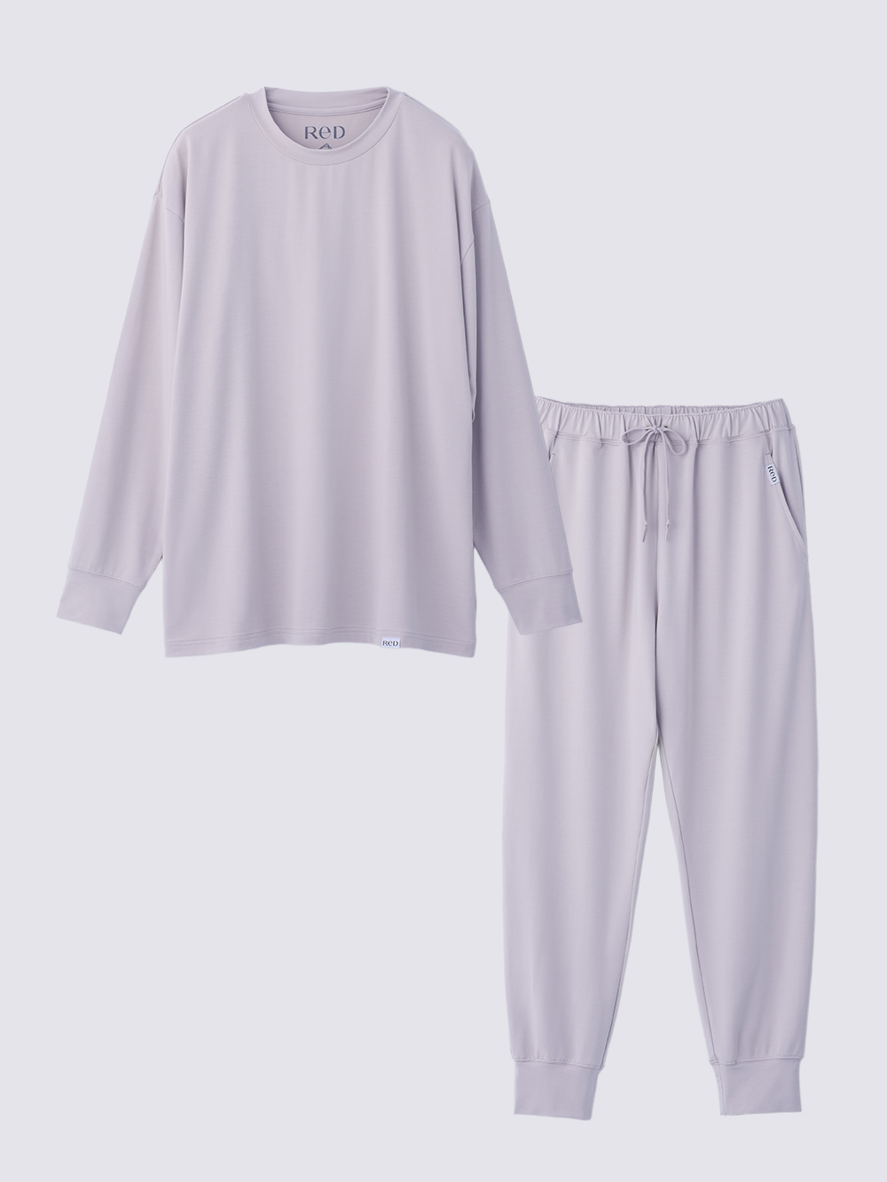 ReD バイタルテック スリープ プルオーバー長袖＆ジョガーパンツ上下セット ラベンダー L
