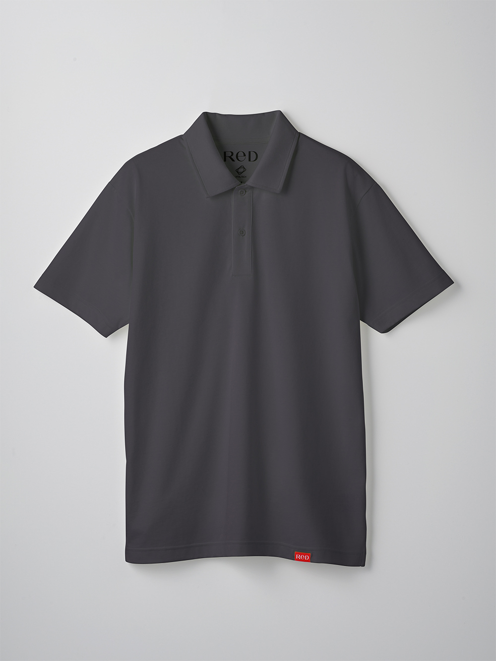 ReD バイタルテック コットン ポロシャツ半袖 ダークグレー L