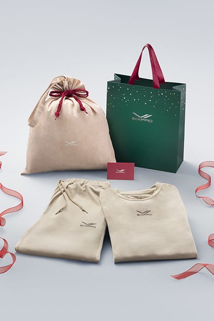 リカバリーウェアスリープ 上下 ギフト巾着バッグセット