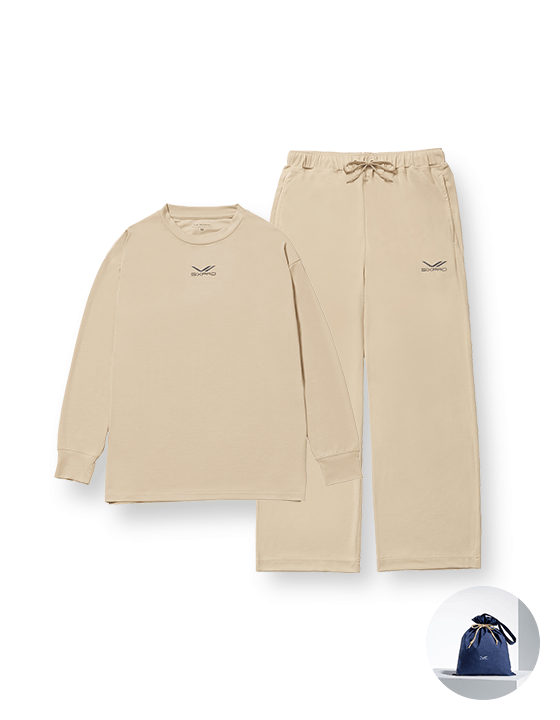 リカバリーウェア スリープ 上下 ギフト巾着バッグセット