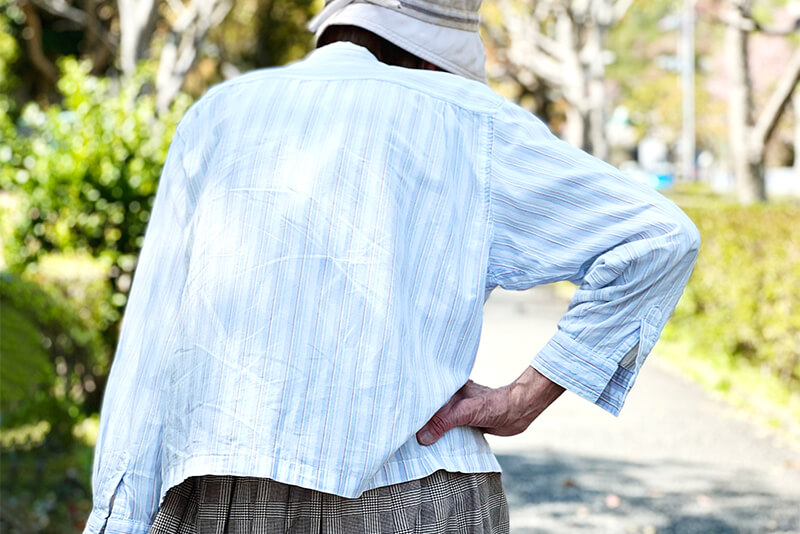 バランス機能が低下している