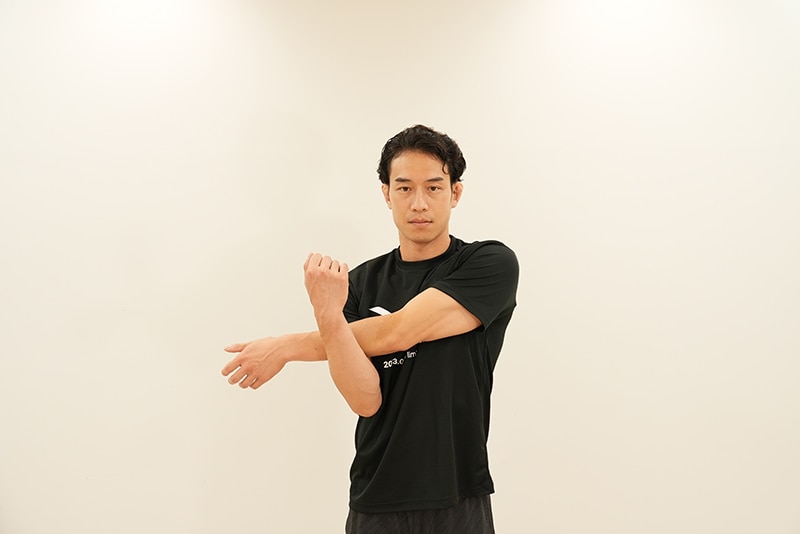 肩まわりのストレッチ