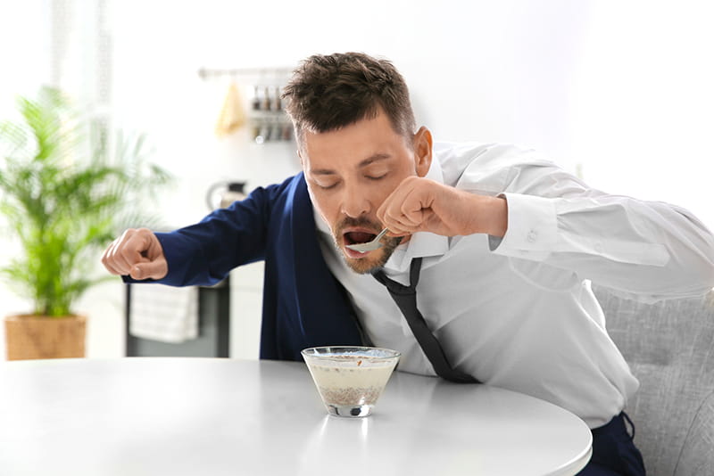 食生活が乱れている