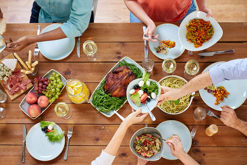 バランスの良い食事を摂る