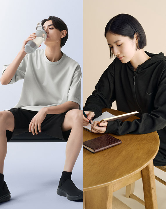 こだわりの設計で、ストレスフリーな着心地