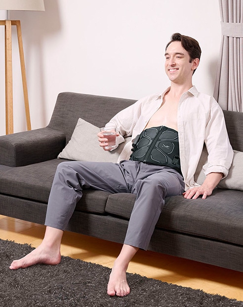 テレビを観ながら