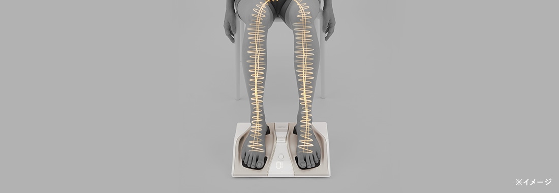 筋肉をトレーニングする EMS技術