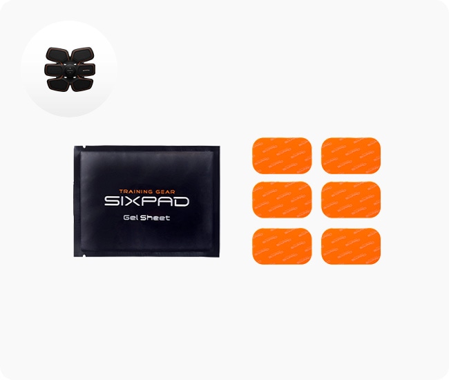 SIXPAD Gel Sheet 4枚セット SIXPAD専用高電導ジェルシート Gel Sheet | SIXPAD－シックスパッド