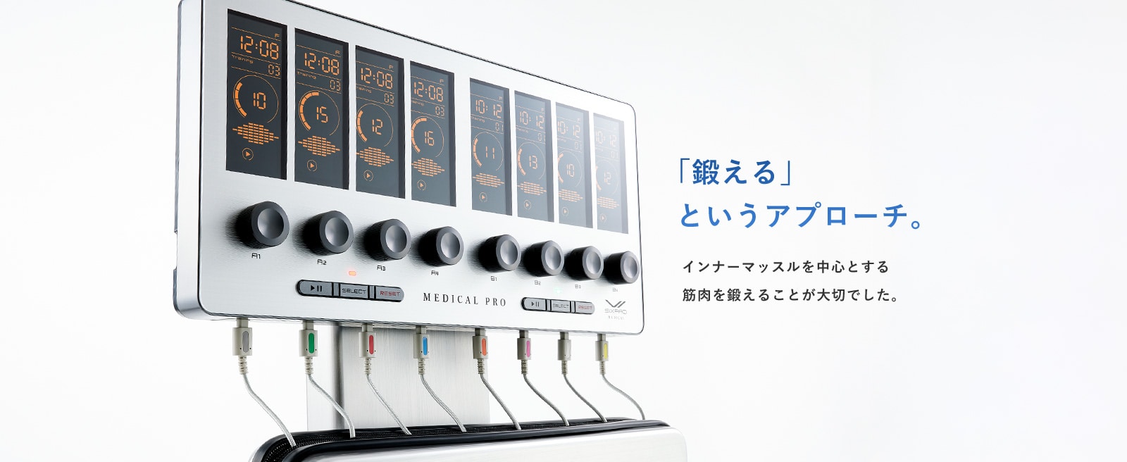 「鍛える」というアプローチ。インナーマッスルを中心とする筋肉を鍛えることが大切でした。