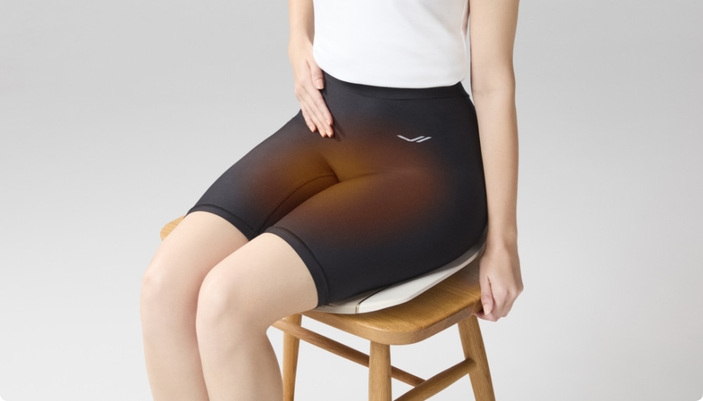 ヒーター機能で心地よくトレーニング。