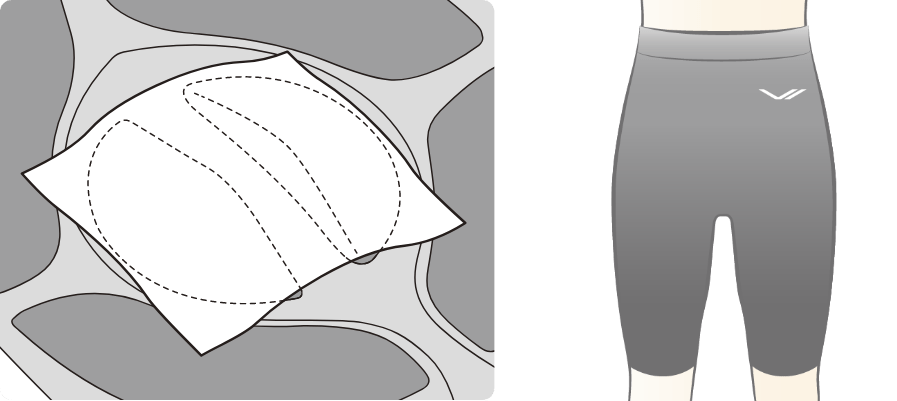 ウェットティッシュ ＋ 付属スパッツ