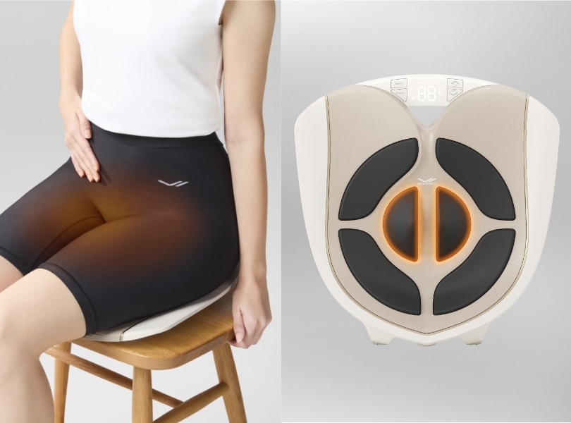 心地よく温めるヒーター機能