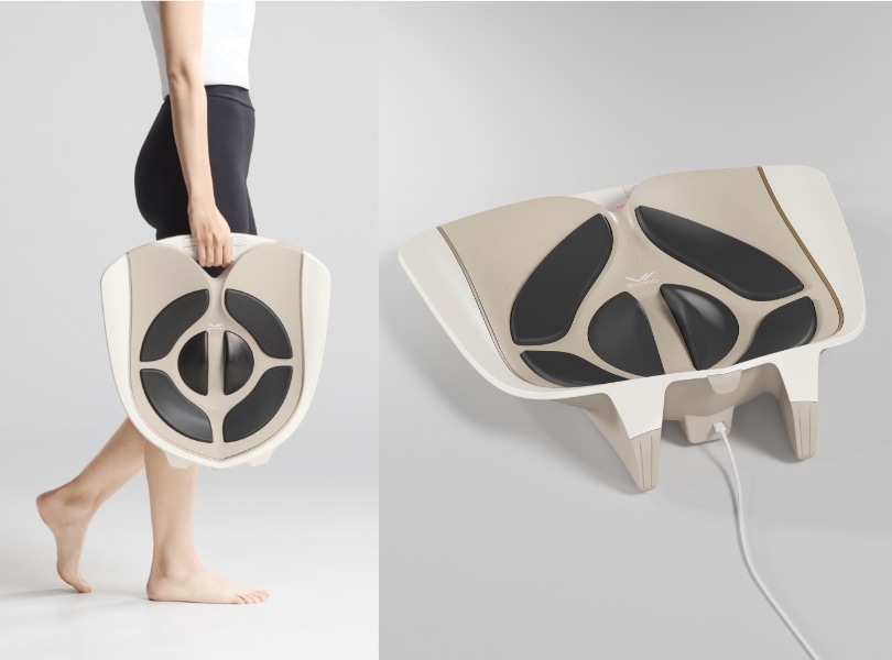 コードレスで快適にトレーニング