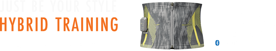 JUST BE YOUR STYLE HYBRID TRAINING 体幹筋トレ×有酸素運動　Core Belt HOME GYM 対応モデル　Bluetooth