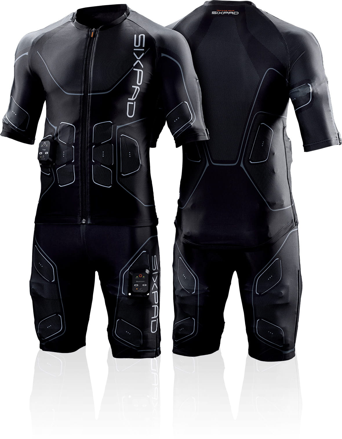 【朝美品】シックスパッド　全身　レディースホームジム パワースーツS シックスパッド パワースーツ トップ＆ボトム(Power Suit