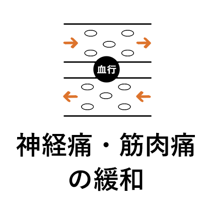 神経痛・筋肉痛の緩和