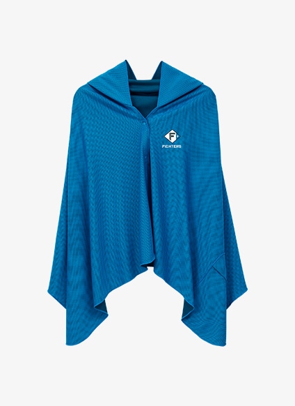 冷感フードポンチョ