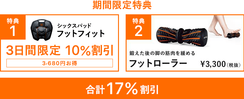 フットフィット(10%OFF)+フットローラー