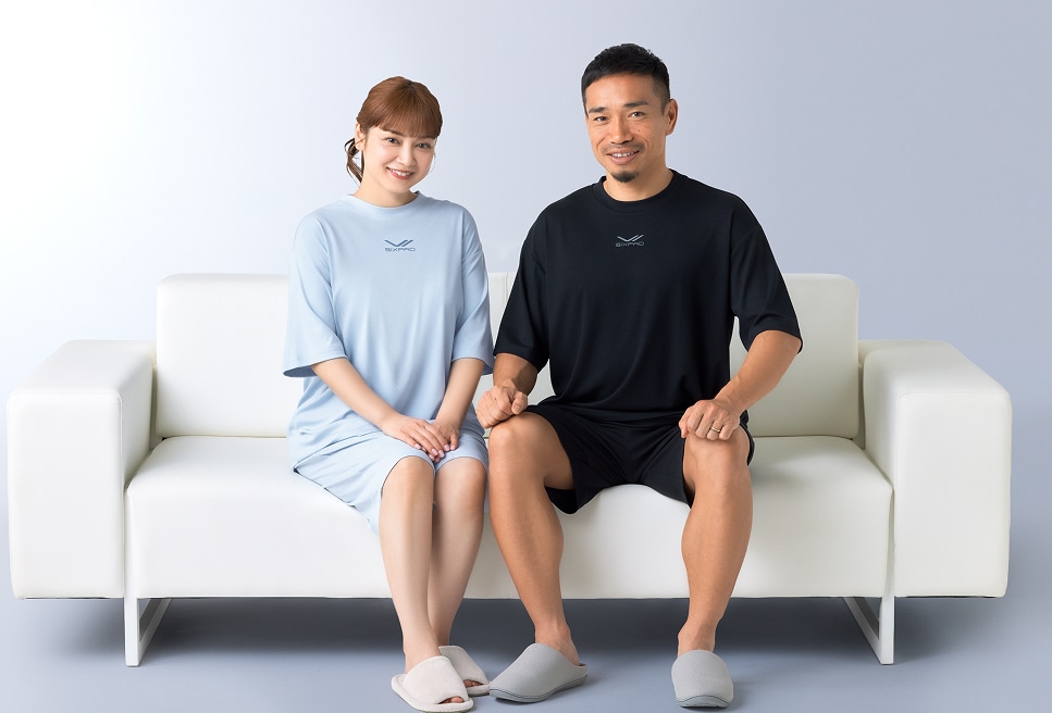 長友佑都さん＆平愛梨さん リカバリーを贈ろう| SIXPAD公式サイト